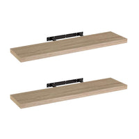 2 estantes flotantes de 100 cm