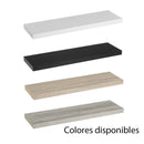 Set de 2 estantes flotantes de 60 cm