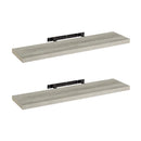2 estantes flotantes de 100 cm