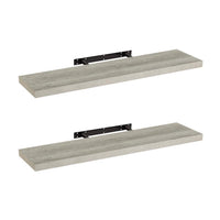 2 estantes flotantes de 100 cm