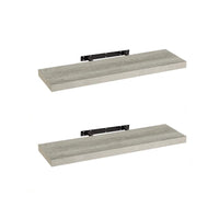 2 estantes flotantes de 80 cm
