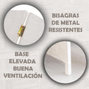 Biombo plegable laminado blanco