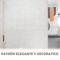 Biombo plegable laminado blanco