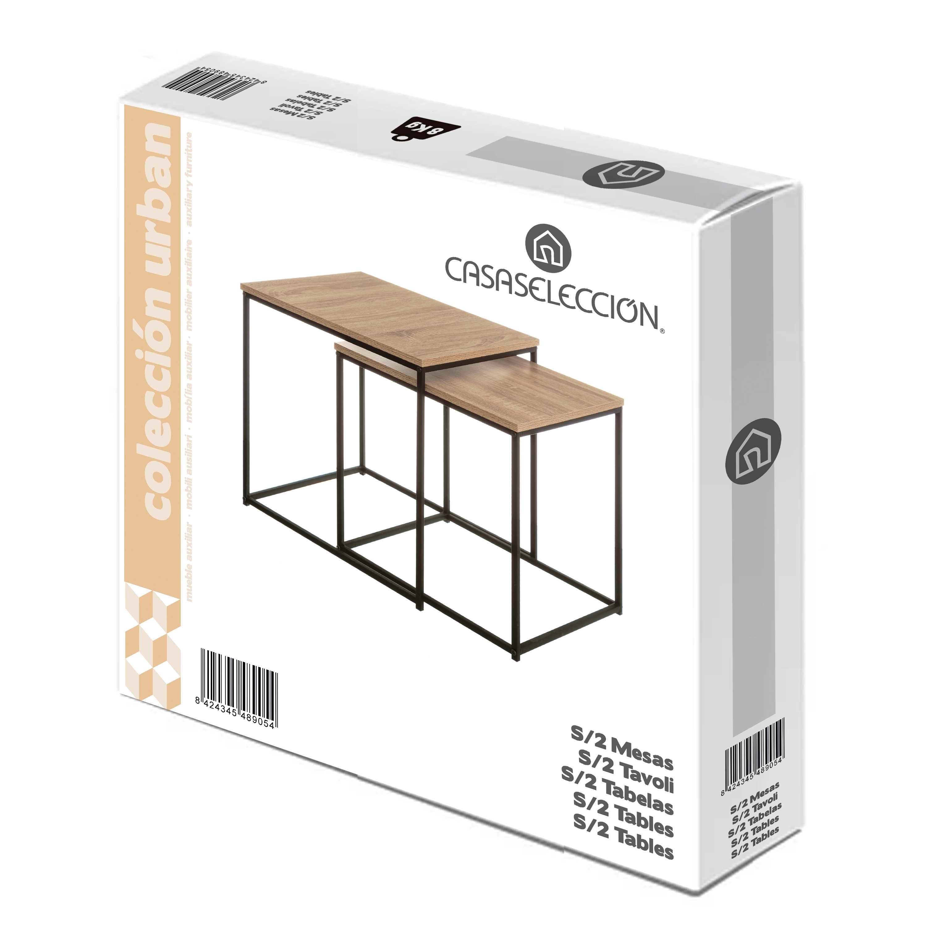 Set de 2 Mesa auxiliares auxiliares nido Urban