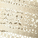 Lámpara de techo de metal beige