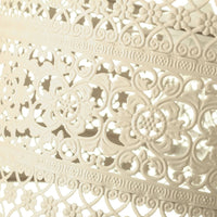 Lámpara de techo de metal beige