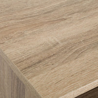 Consola auxiliar negra de madera y metal de 75x80x30 cm