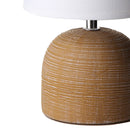 Lámpara de mesita de noche cerámica 27 cm