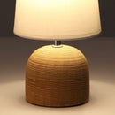 Lámpara de mesita de noche cerámica 27 cm