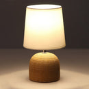 Lámpara de mesita de noche cerámica 27 cm