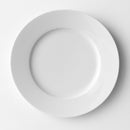 Set de 12 platos llanos blancos de porcelana de Ø 27 cm