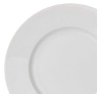 Set de 12 platos llanos blancos de porcelana de Ø 27 cm