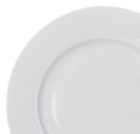 Set de 12 platos postre blancos de porcelana de Ø 19 cm