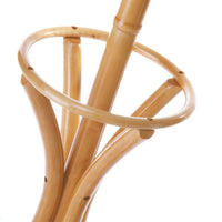 Perchero de pie de madera natural