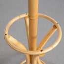 Perchero de pie de madera natural