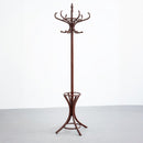 Perchero de pie marrón