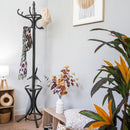 Perchero de pie negro