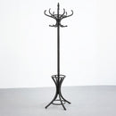 Perchero de pie negro