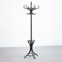 Perchero de pie negro