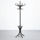 Perchero de pie negro