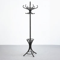 Perchero de pie negro