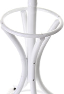 Perchero de pie blanco