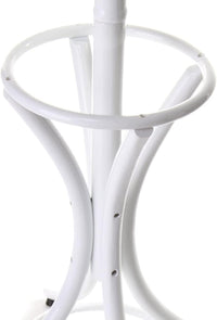 Perchero de 12 Brazos clásico Blanco de Madera de 184 cm