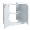 Mueble bajo lavabo blanco