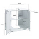 Mueble bajo lavabo blanco