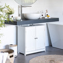 Mueble bajo lavabo blanco