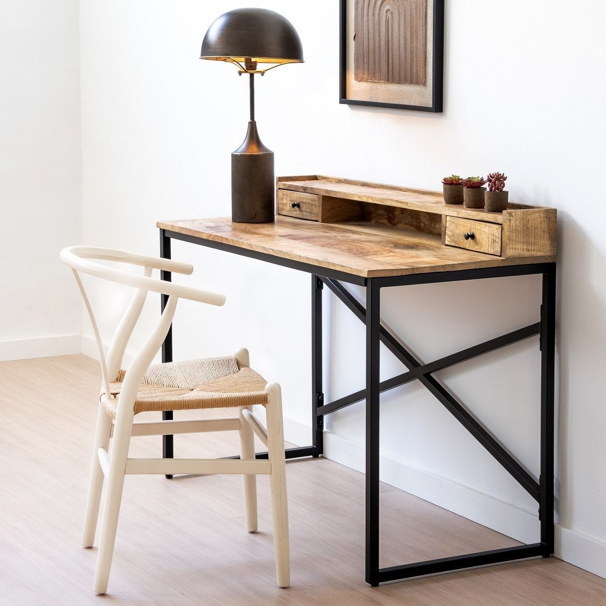 Silla de comedor Ming blanco