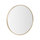 Espejo de pared redondo dorado de 60 cm