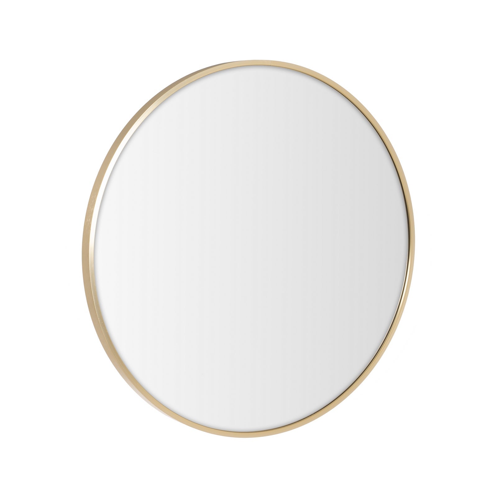 Espejo de pared redondo dorado de 60 cm