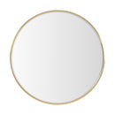 Espejo de pared redondo dorado de 60 cm