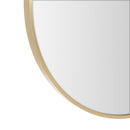 Espejo de pared redondo dorado de 60 cm