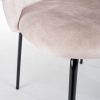 Silla Gina Ovalo beige