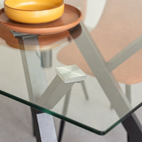 Mesa de comedor Elsa negra de 160cm