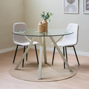 Mesa de comedor Elsa beige de 120cm