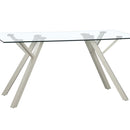 Mesa de comedor Elsa beige de 160cm