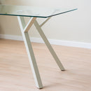 Mesa de comedor Elsa beige de 160cm