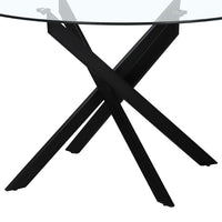 Mesa de comedor Neva negra de 120cm