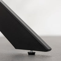 Mesa de comedor Neva negra de 120cm