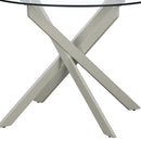 Mesa de comedor Neva beige de 100cm