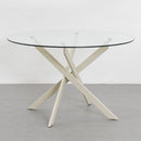 Mesa de comedor Neva beige de 120cm 