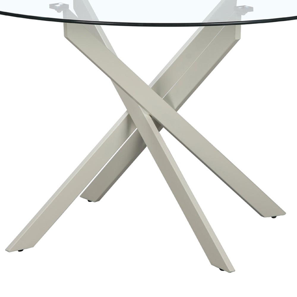 Mesa de comedor Neva beige de 120cm
