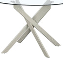 Mesa de comedor Neva beige de 120cm