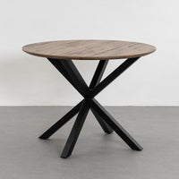 Mesa de comedor Xenia negra de 100cm 