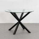 Mesa de comedor Xenia negra de 100cm 