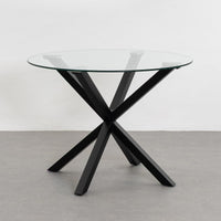 Mesa de comedor Xenia negra de 100cm 