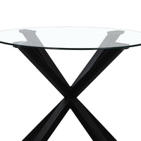 Mesa de comedor Xenia negra de 120cm